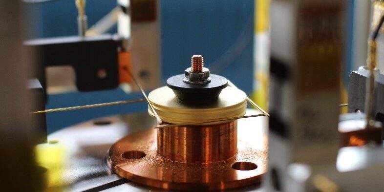 This test facility is used to test sliprings in vacuum