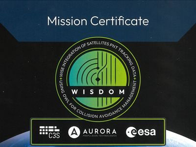 WISDOM Mission Certificate